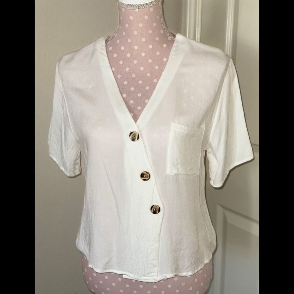 SOLD Cream color blouse